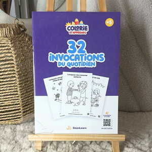 Colorie et apprends : 32 invocations du quotidien (audio inclus)