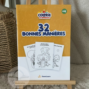 Colorie et apprends : 32 bonnes manières