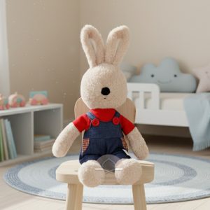 Peluche/doudou lapin Salim